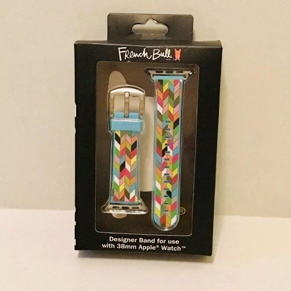 French Bull Replacement Band for Apple Watch™ 38mm Multicolor New - Picture 1 of 4
